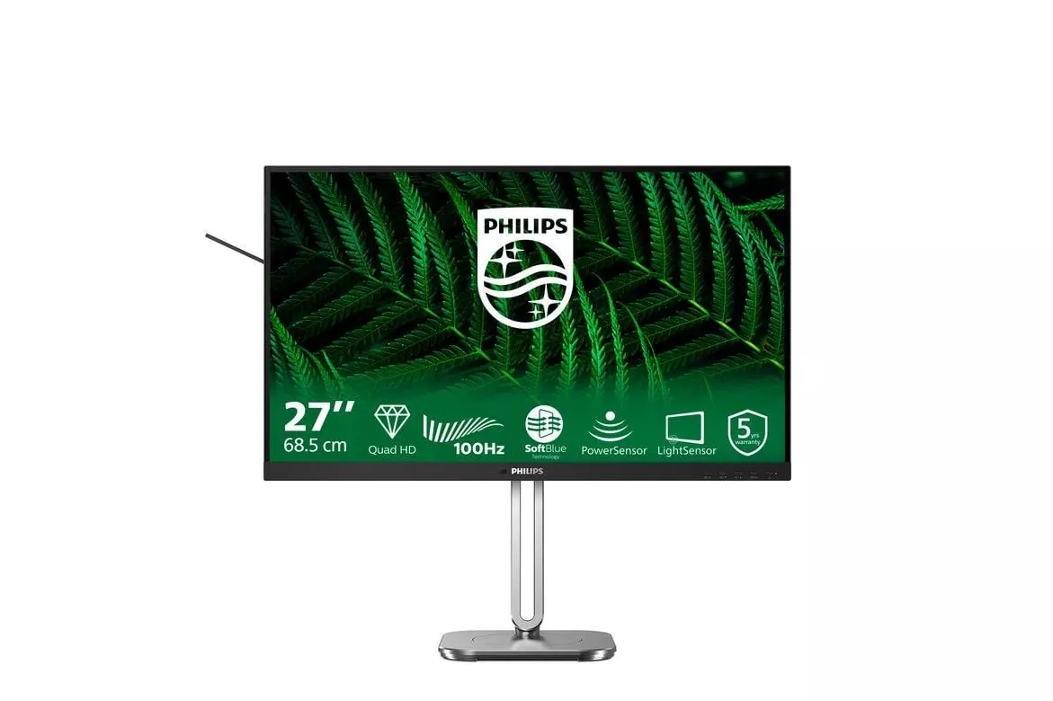 Monitor Philips 27B2G5500/00 27" Quad HD 100Hz IPS Altura Ajustable USB Altavoces