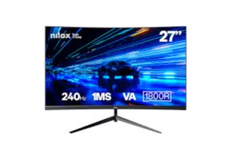 NILOX MONITOR 27 CURVO 240HZ VA HDMI Y DP 27" LCD VA Full HD HDMI