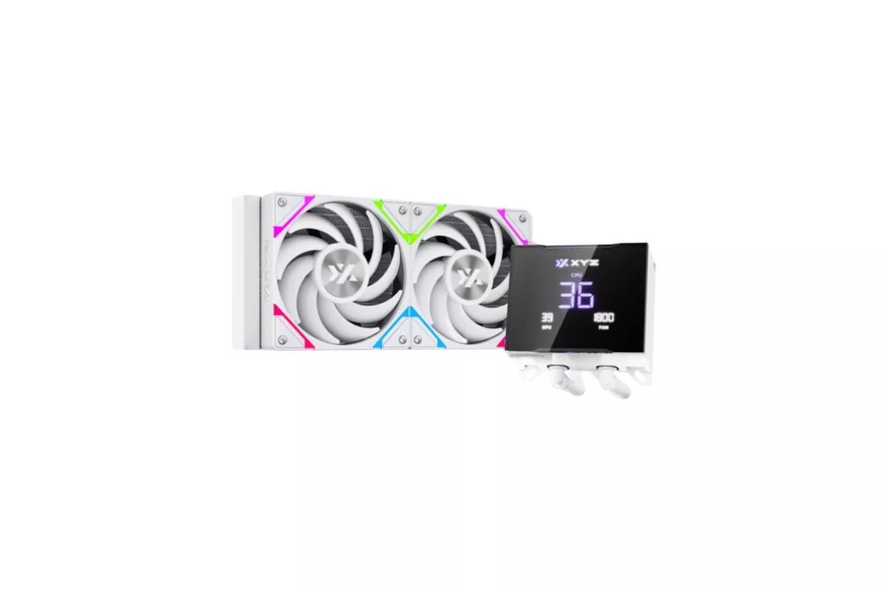 Refrigeraci&oacute;n l&iacute;quida xyz HYDROTEMP 240 mm Vortex PRO 2 ventiladores A-RGB ultra silenciosa