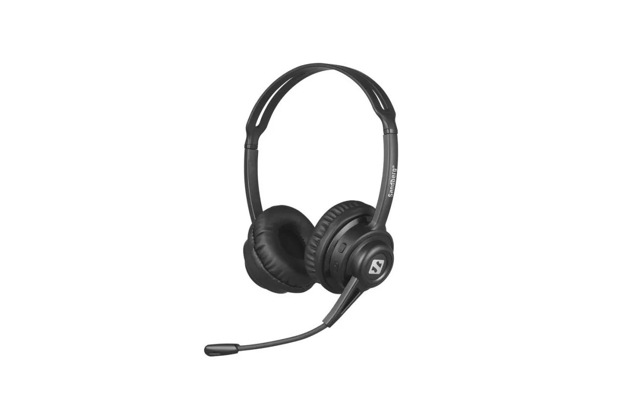 Auriculares Sandberg inal&aacute;mbricos Bluetooth con Cancelaci&oacute;n de Ruido, Micr&oacute;fono y 20 h autonom&iacute;a, negros