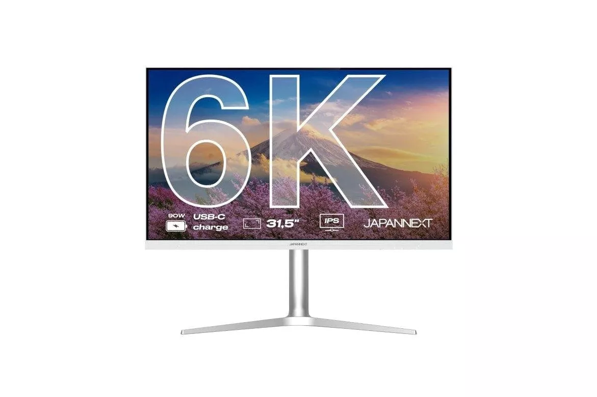 Monitor JAPANNEXT JN-IPS326K-HSPC9 32" UltraHD 6K 60Hz IPS HDR USB-C Altavoces FreeSync G-Sync