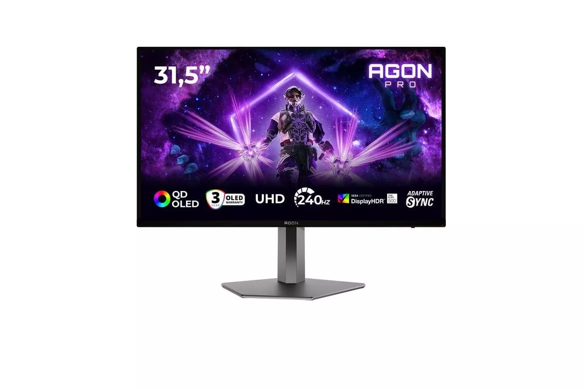 Monitor AOC AGON PRO AG326UZD2 31,5" UltraHD 4K 240Hz QD-OLED Ajuste de altura