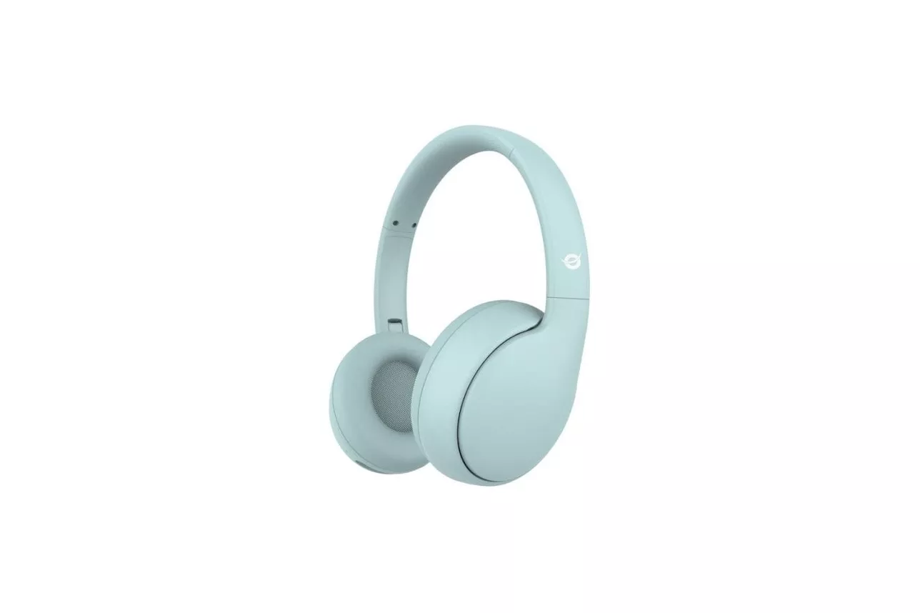 Auriculares Conceptronic PARRIS04B inal&aacute;mbricos y con cable Bluetooth para llamadas y m&uacute;sica azul claro