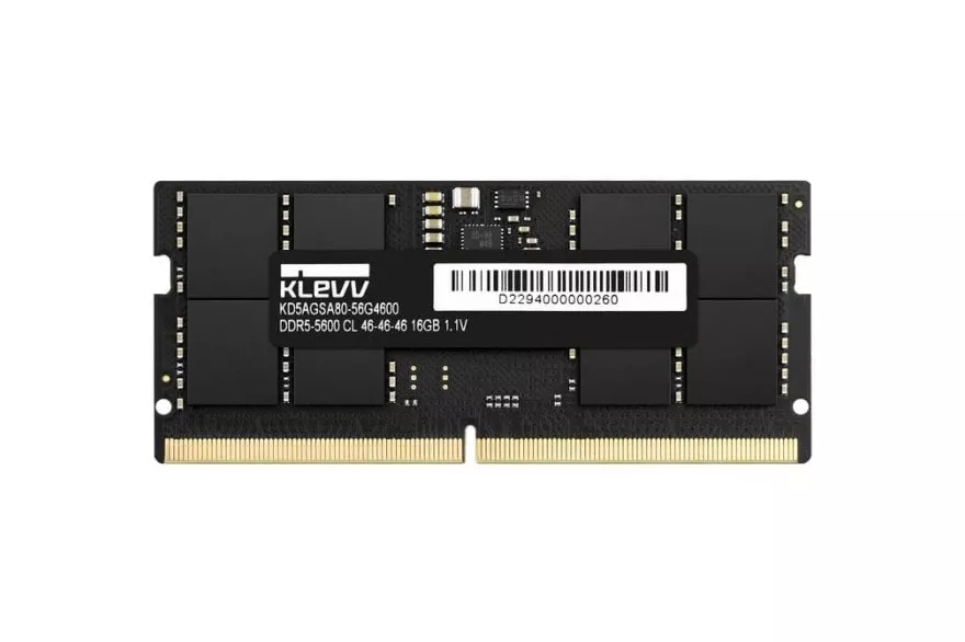 Memoria RAM Klevv SO-DIMM 16GB 1x16GB DDR5 5600MHz 262-pin Port&aacute;til
