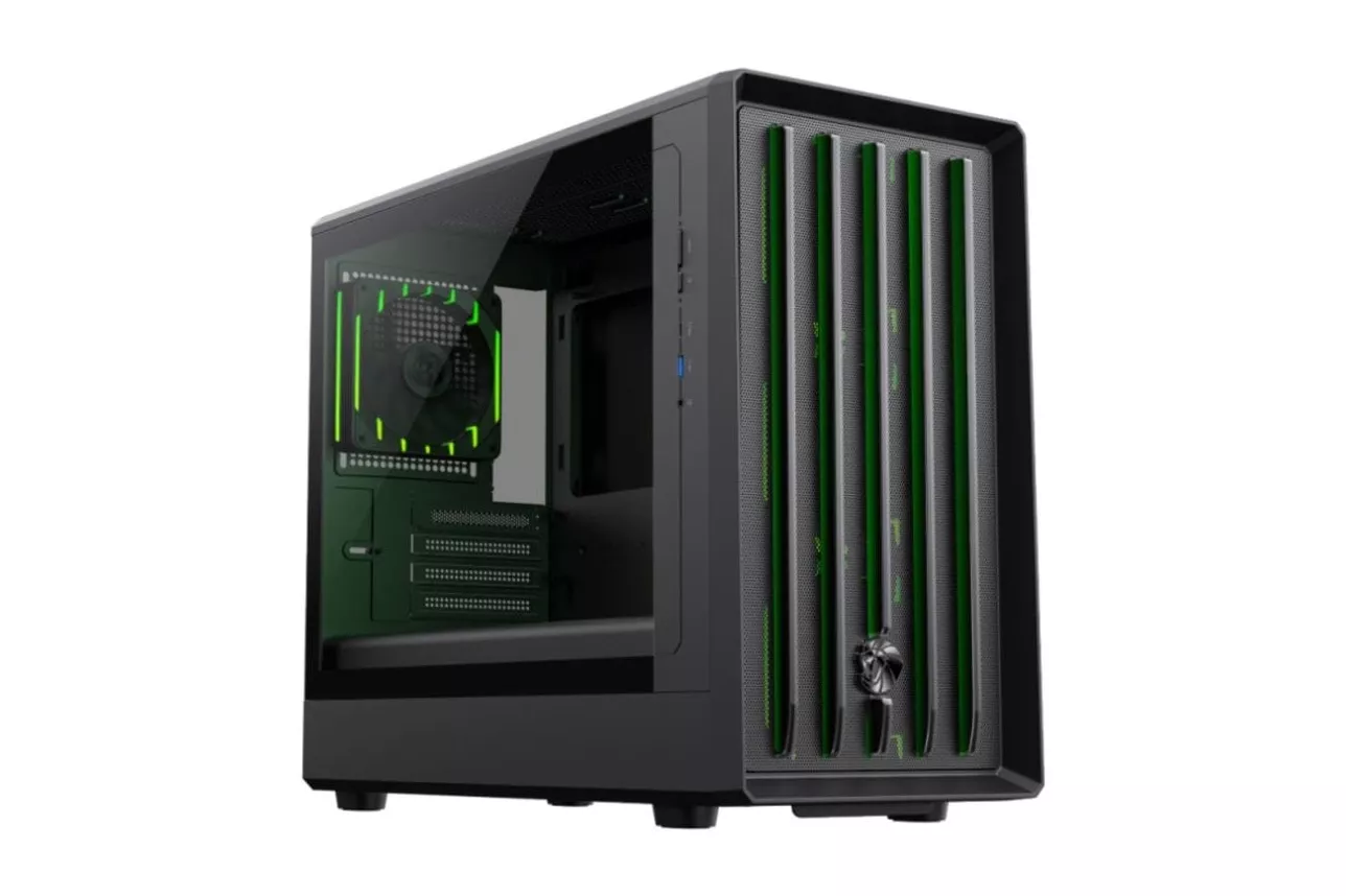 Carcasa GameMax CLAW 360 BK Micro Torre Negro Gaming