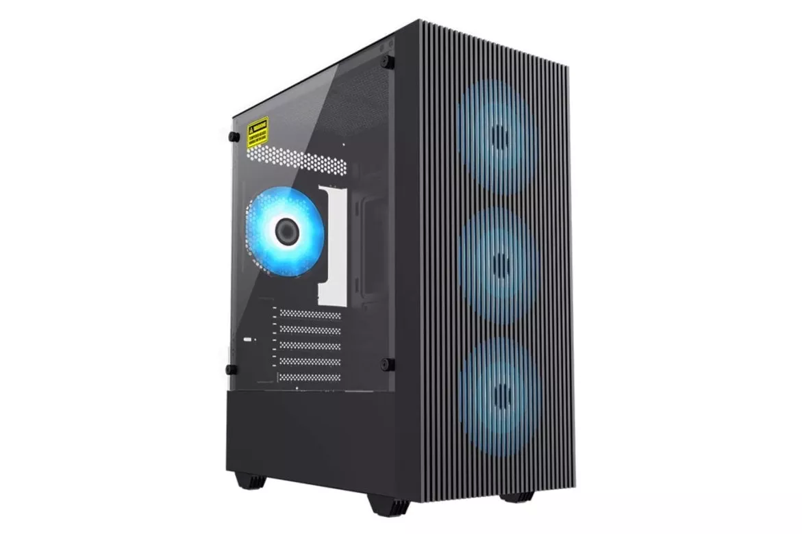 Carcasa GameMax Edge Mini Tower Negro ITX micro ATX Vidrio Templado Iluminaci&oacute;n