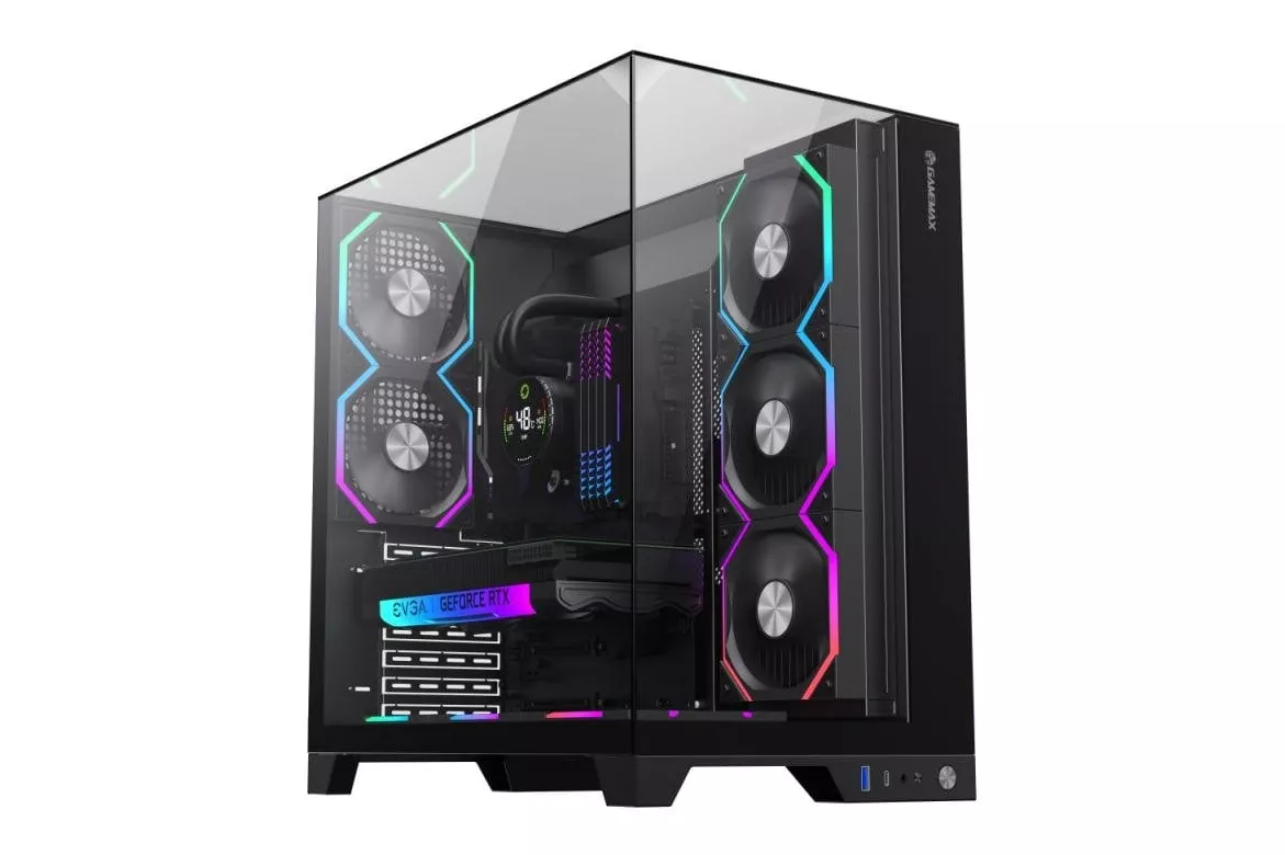 Carcasa GameMax Infinity Pro BK Midi Tower Negro ATX