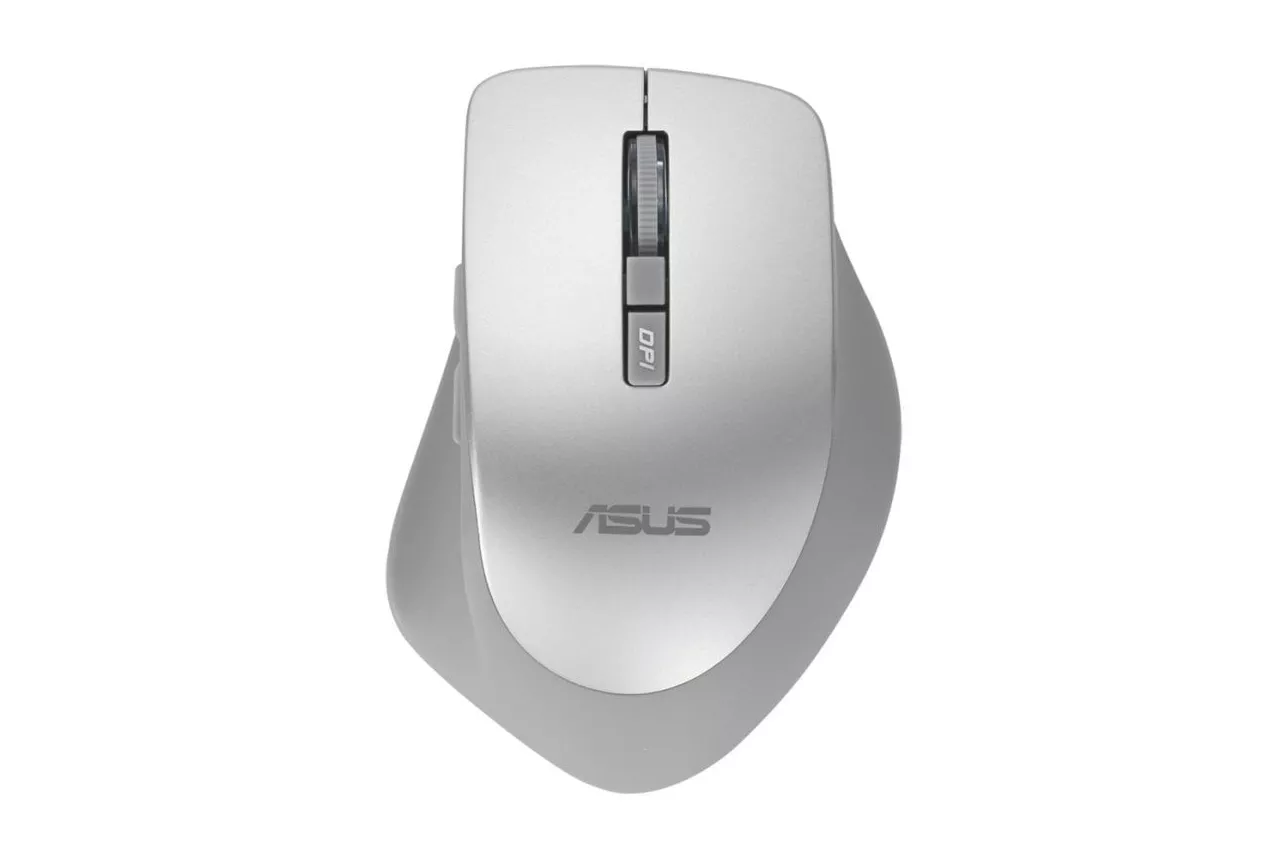 Rat&oacute;n ASUS WT425 inal&aacute;mbrico 1600 DPI Silver ergon&oacute;mico mano derecha