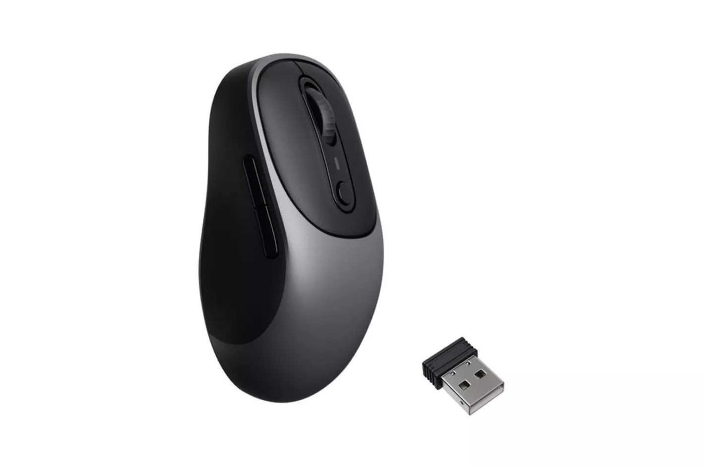 Rat&oacute;n Keychron BM24 RF Wireless Bluetooth USB Type-C 1600 DPI Gris Metalizado