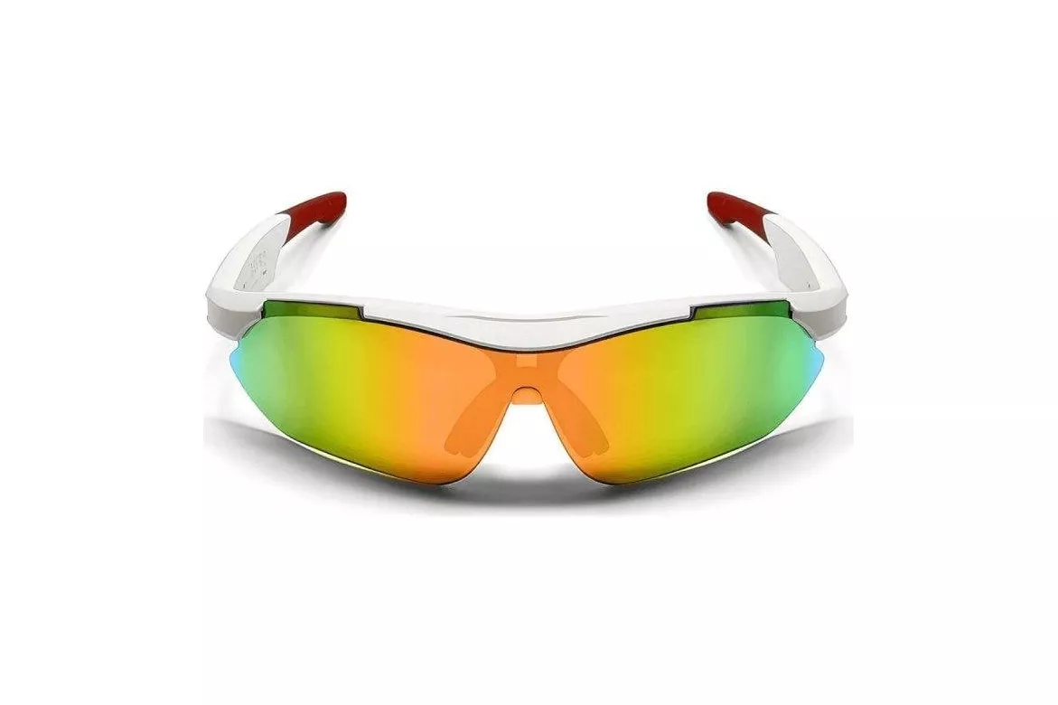 Auriculares Energy Sistem Flowbeat Sunglasses inal&aacute;mbricos Bluetooth deportivos con protecci&oacute;n UV400+, IPX5, bater&iacute;a 8h, blancos