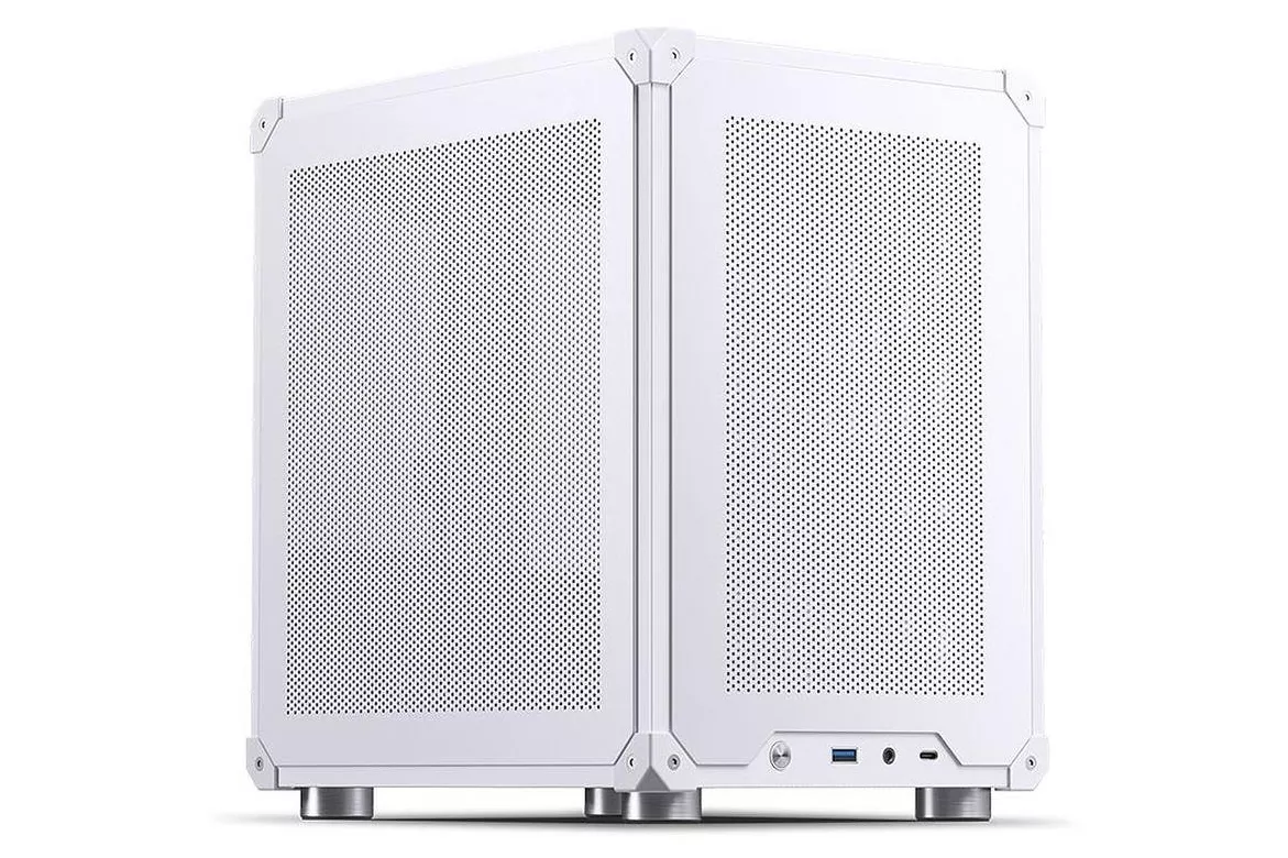 Torre PC Torre Jonsbo C6-ITX Blanca Mini ITX Paneles Mesh Compacta SFX