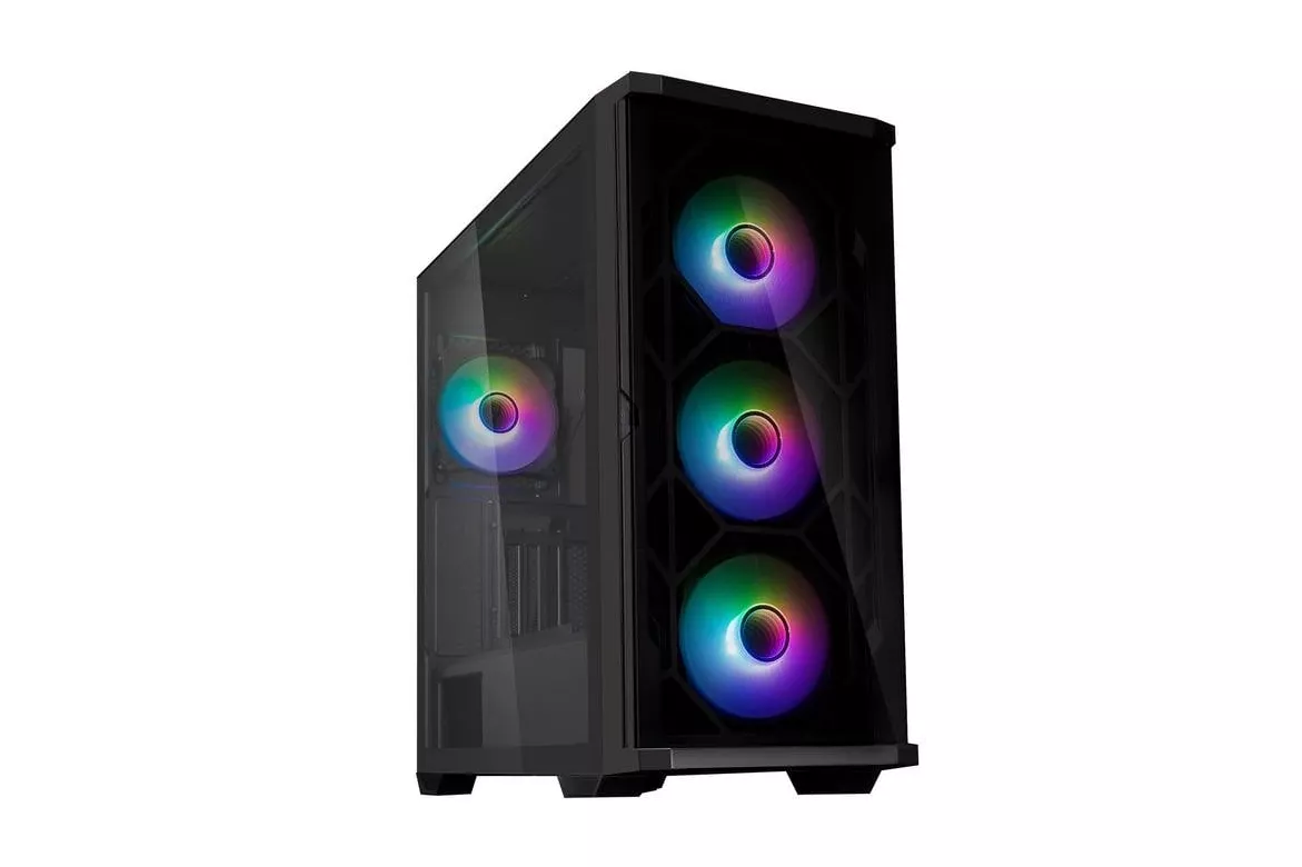 Carcasa Zalman Z10 DUO Torre Mediana Negro ATX Vidrio Templado