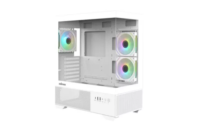 Carcasa de ordenador Zalman CHRONIX WHITE Midi Tower Blanco ATX