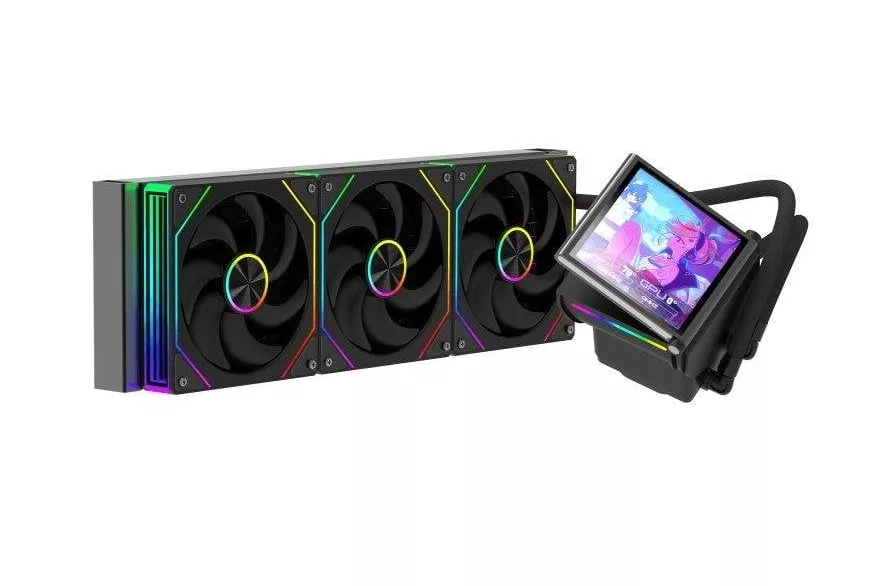 Refrigeraci&oacute;n L&iacute;quida ProGaming GlacierView 360 LCD 360mm 3 Ventiladores ARGB Pantalla IPS