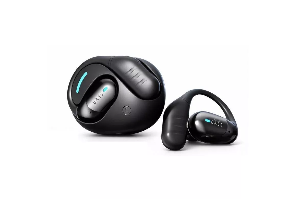 Auriculares Klack Heavy Bass AI-2 inal&aacute;mbricos Bluetooth Open-Ear con traducci&oacute;n IA 163 idiomas