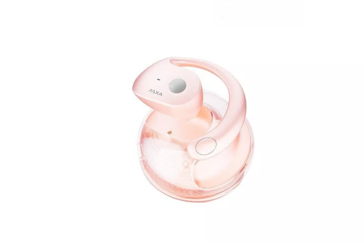 Auriculares Paxa inal&aacute;mbricos Bluetooth 5.4 Circumaurales Abiertos con Micr&oacute;fono y Resistencia IPX4 Rosa