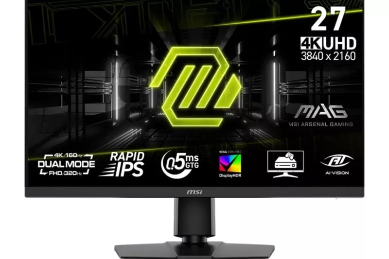 MSI MAG 272URDF 27" 4K UHD 160Hz Rapid IPS DisplayHDR 400 USB VESA Height Adjust