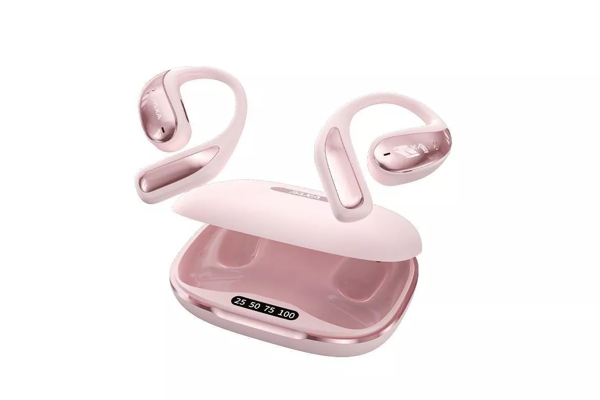 Auriculares Paxa Vogbuds 5 Pro Ai inal&aacute;mbricos Bluetooth para deporte y gaming con IA y sonido direccional