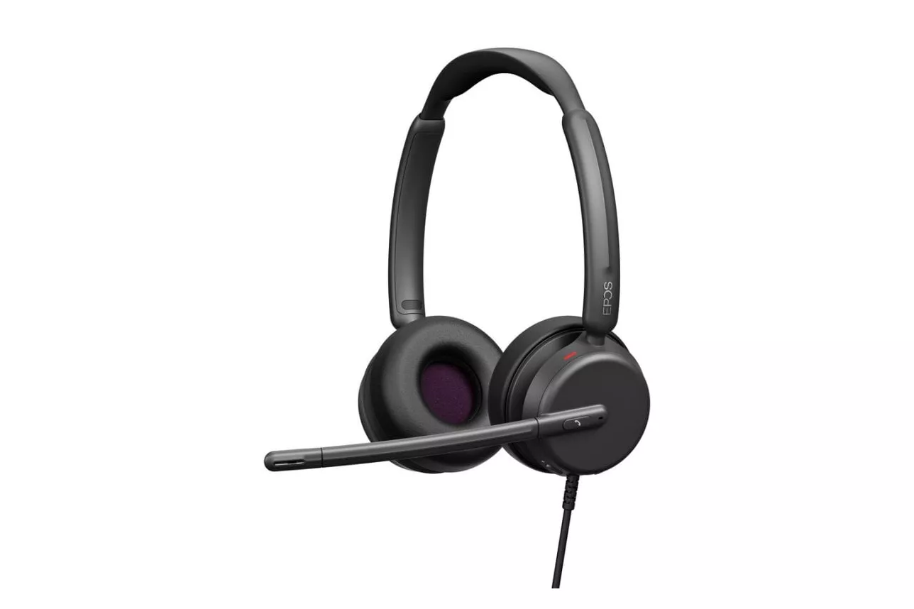 Auriculares Epos IMPACT 460 con cable USB-C para llamadas y m&uacute;sica con cancelaci&oacute;n de ruido, negros