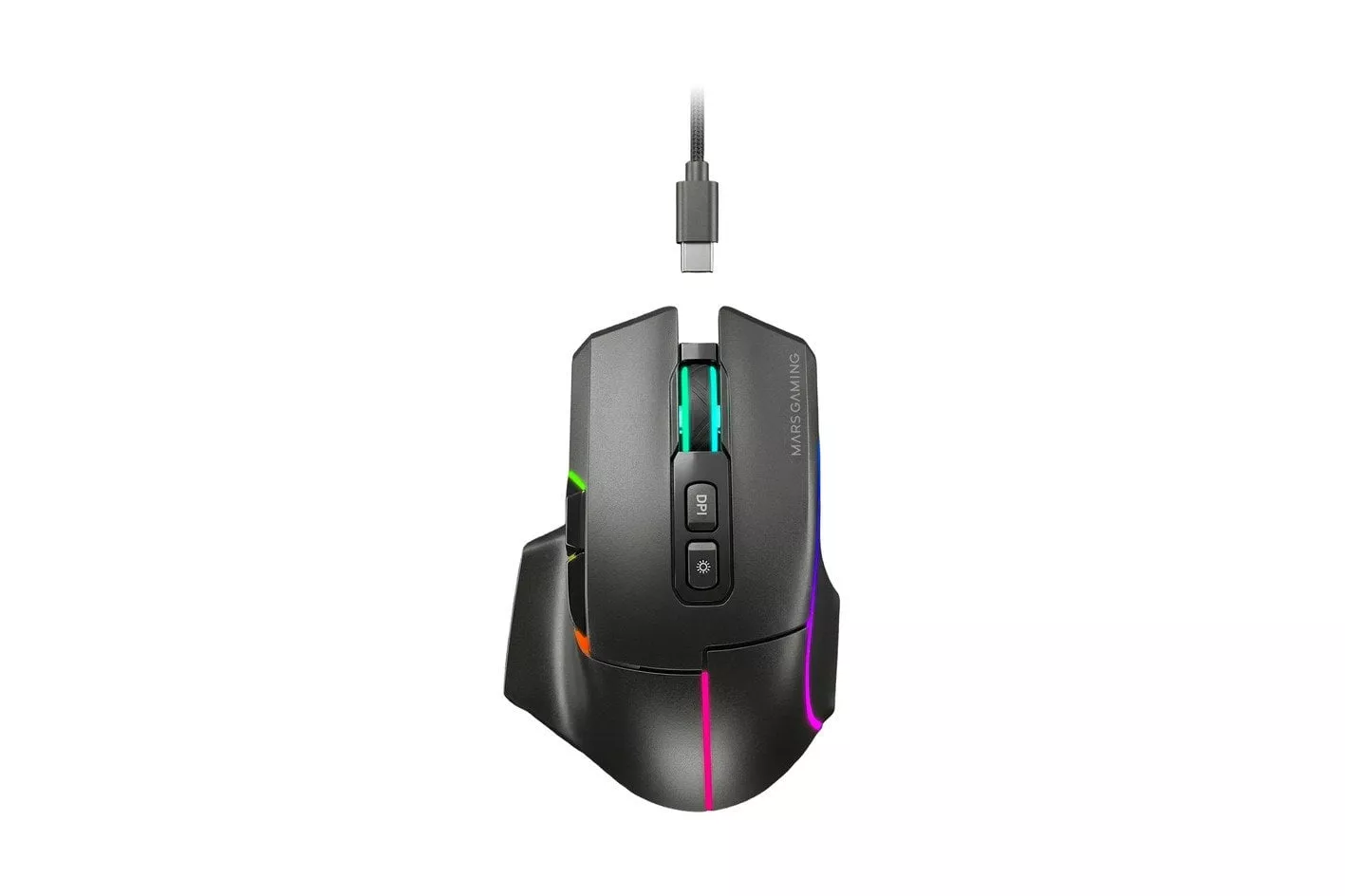 Mars Gaming Mmw-vector Rat&oacute;n Inal&aacute;mbrico Tri-mode 12000 Dpi 70h Negro