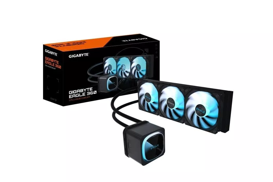 Refrigeraci&oacute;n L&iacute;quida Gigabyte Eagle 360 394mm 3 Ventiladores ARGB LCDRefrigeraci&oacute;n L&iacute;quida Gigabyte Eagle 360 394mm 3 Ventiladores ARGB LCD