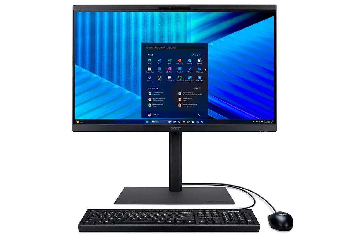 PC Todo En Uno Acer Veriton Verdadero VVZ4734GT U7-265 16GB 1TB 24" W11P Negro