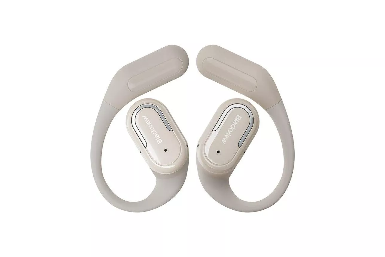 Auriculares Blackview Airbuds 300 inal&aacute;mbricos Bluetooth 6.0 IPX5 Beige