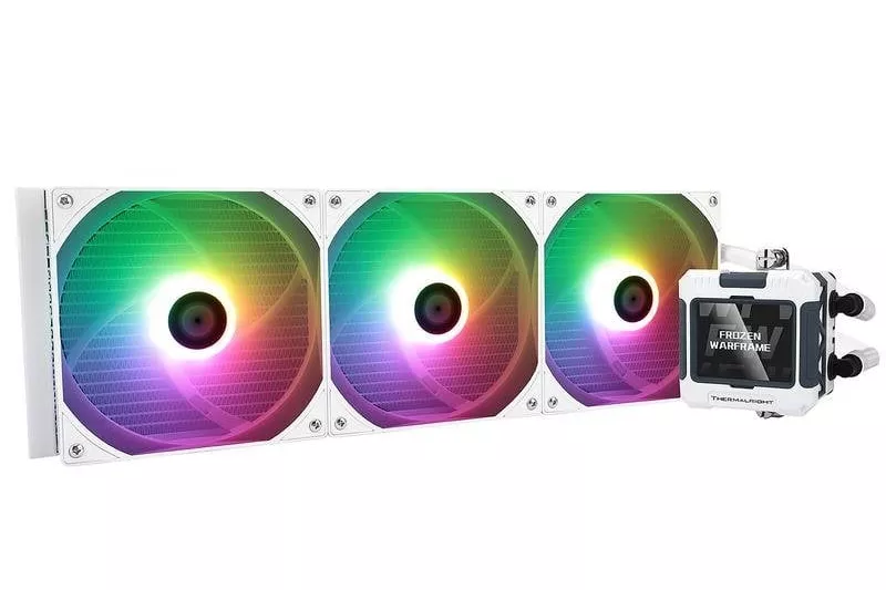 Refrigeraci&oacute;n L&iacute;quida Thermalright Frozen Warframe 420mm Pantalla LCD ARGB 3 Ventiladores Overclocking