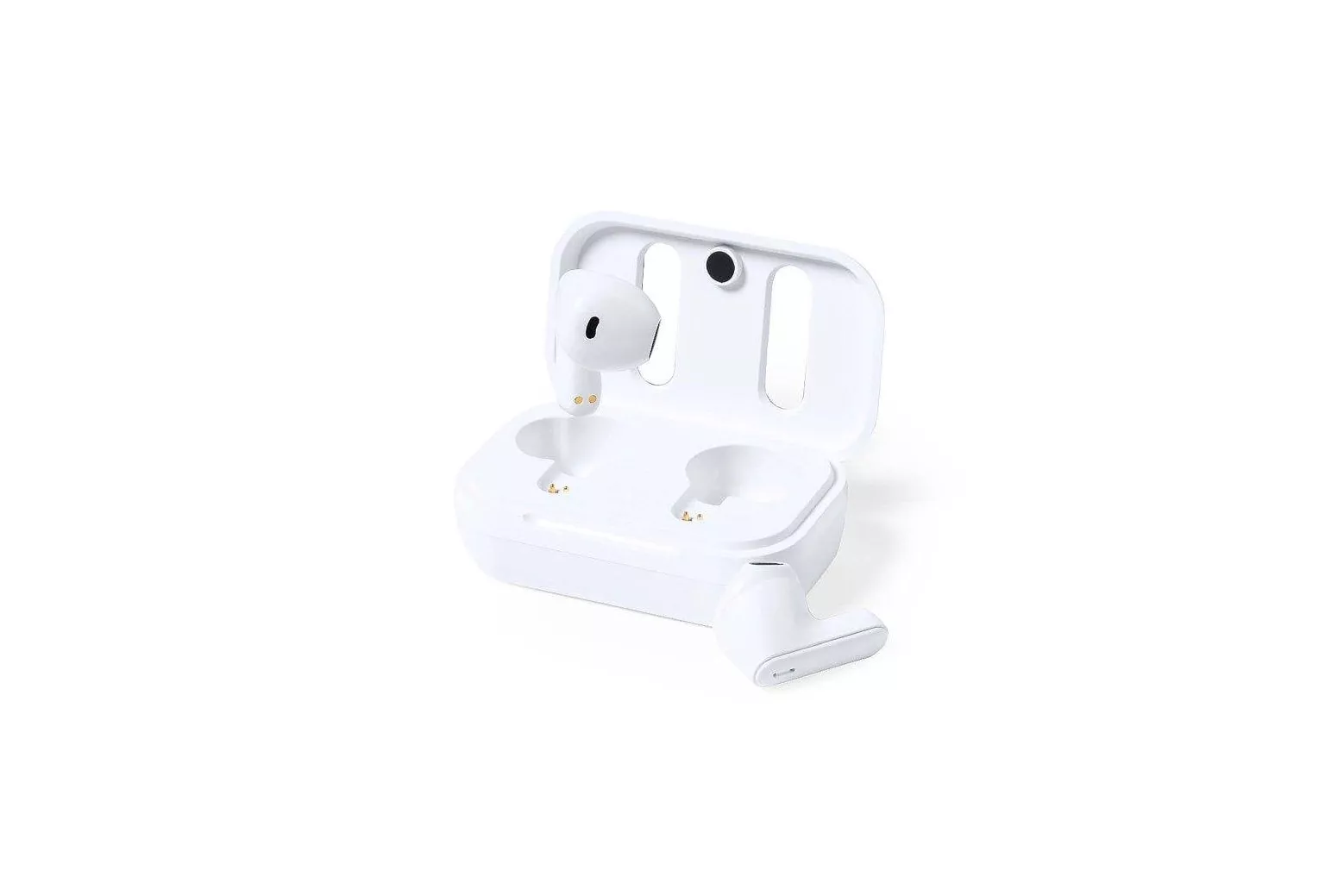 Auriculares Dam Electronics inal&aacute;mbricos Bluetooth 5.1 intraurales con base de carga y cuero reciclado