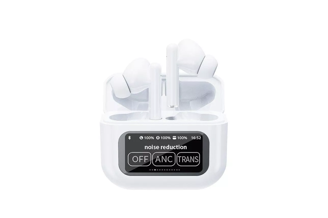 Auriculares Dam Electronics KW-07 inal&aacute;mbricos Bluetooth 5.4 con Cancelaci&oacute;n de Ruido ANC y pantalla LED