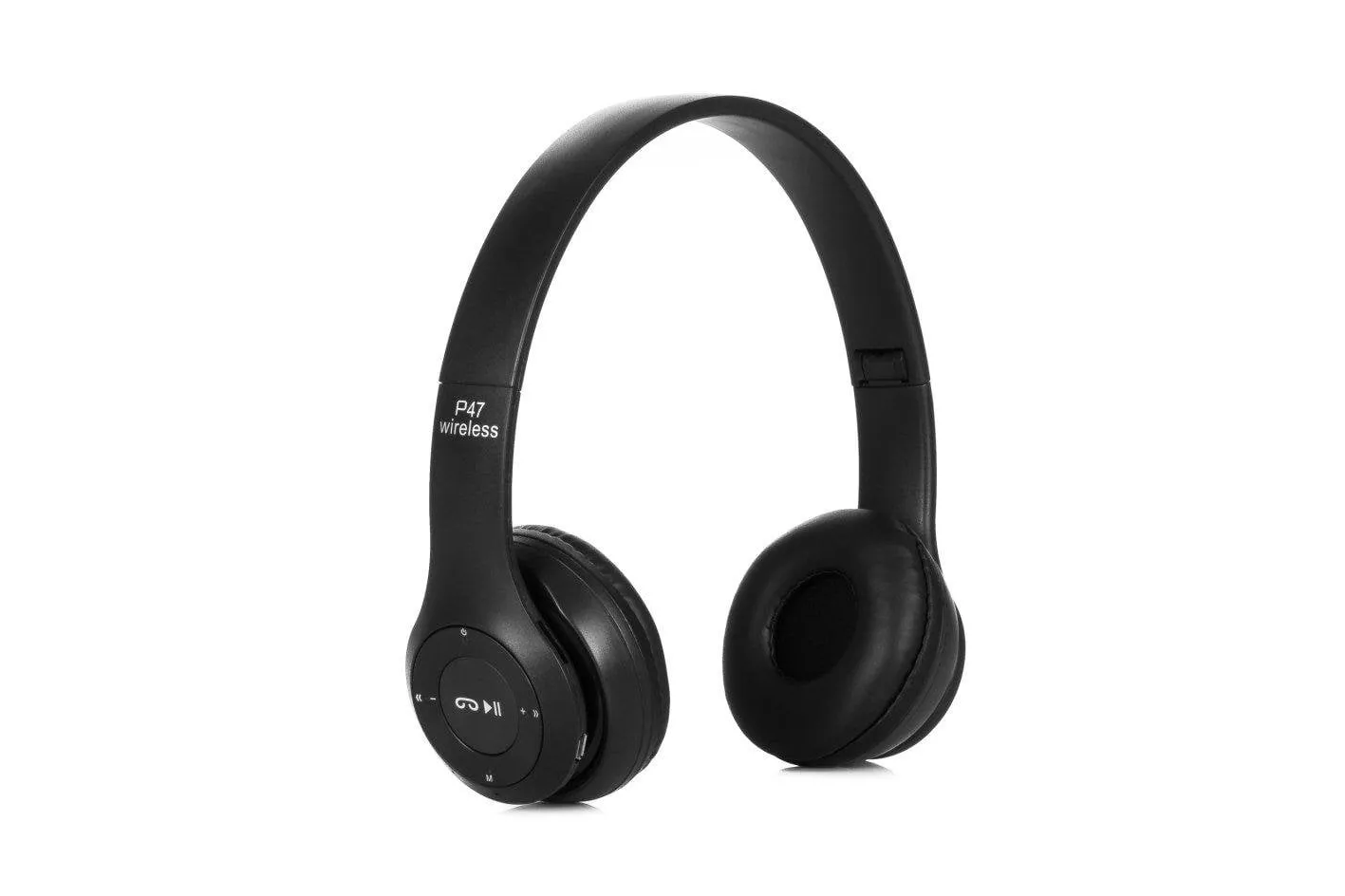 Auriculares Dam Electronics P47 inal&aacute;mbricos Bluetooth 5.0 con radio FM y lector Micro SD negros