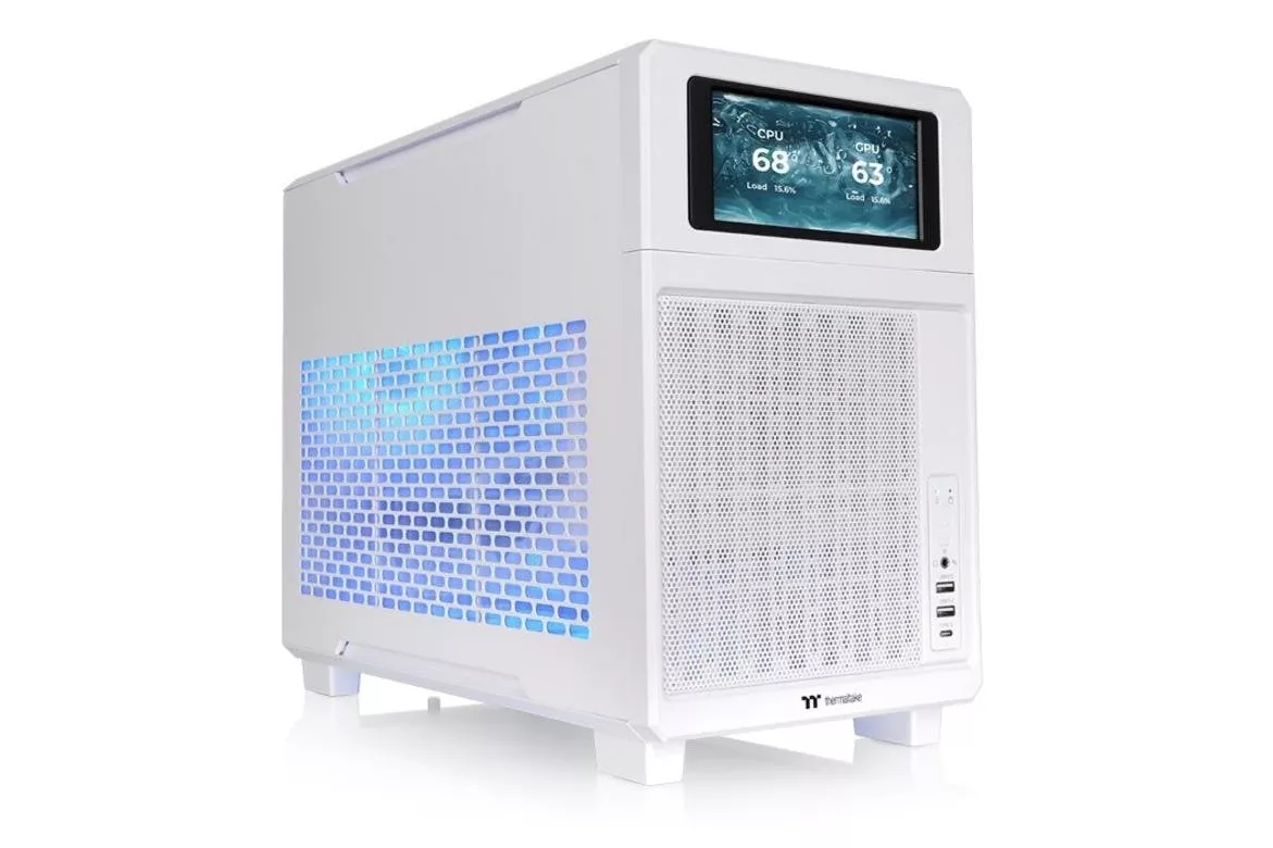 Carcasa Thermaltake TR200 WS Mini-ITX micro ATX Blanco