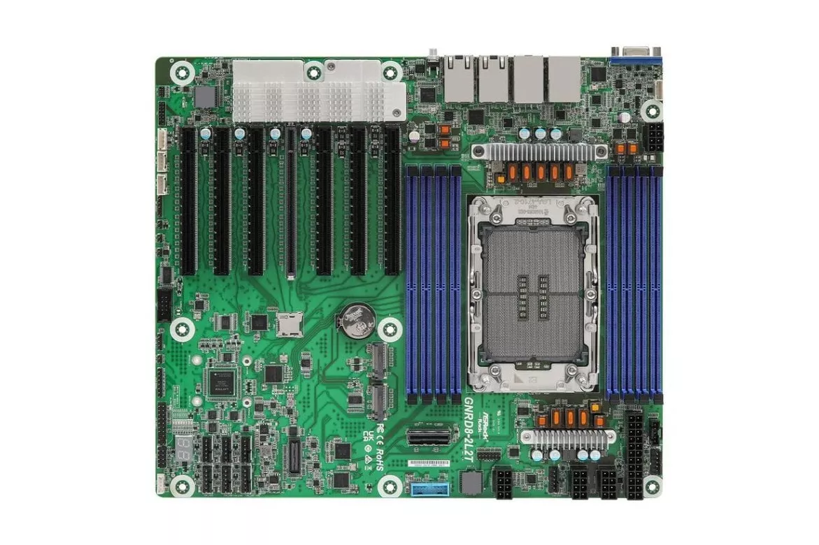 Placa Base AsRock GNRD8-2L2T Intel CEB LGA4710 DDR5 Xeon PCIe 5.0 M.2 Dual LAN IPMI