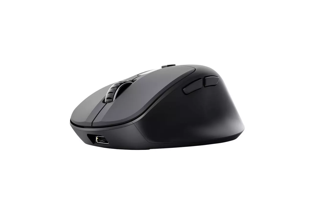 Rat&oacute;n Trust Zevo inal&aacute;mbrico Bluetooth RF 4000 DPI negro recargable