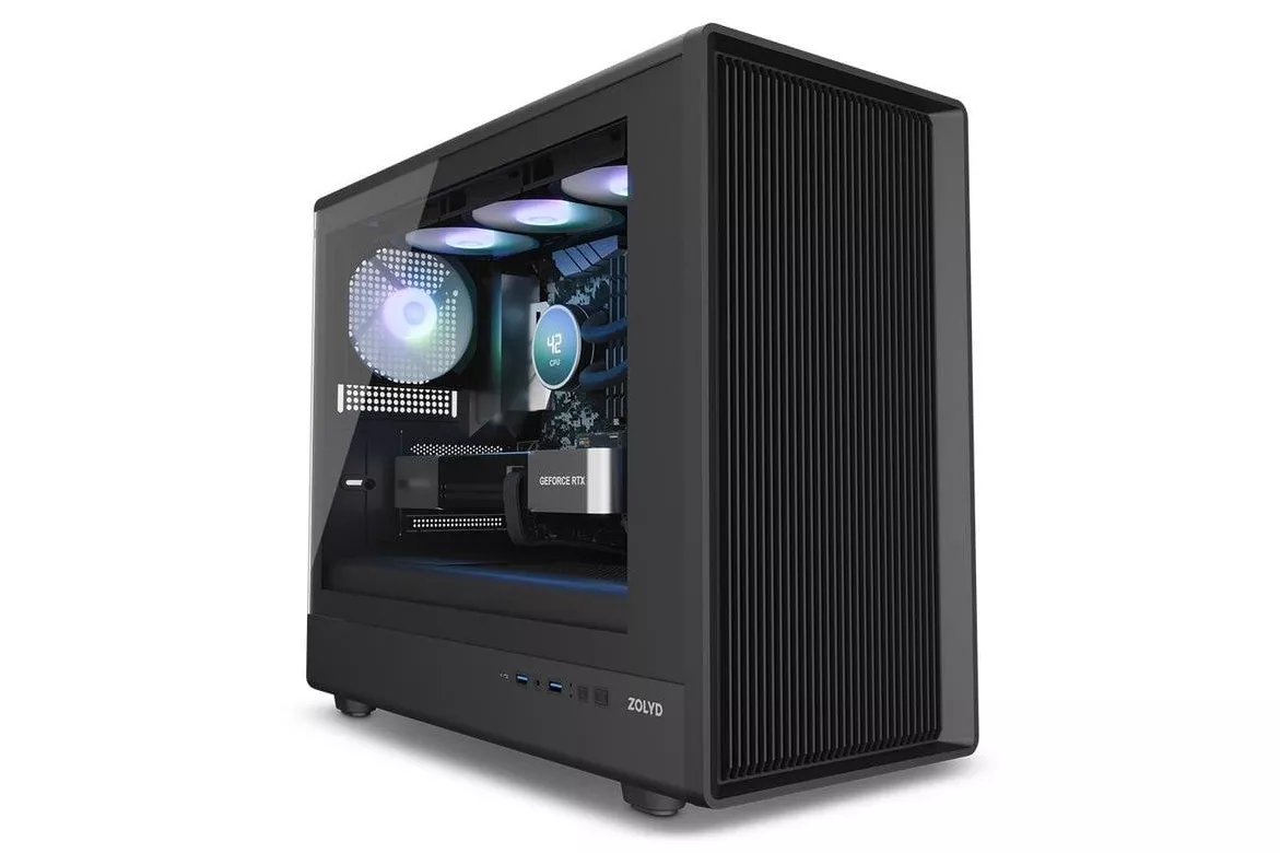 Carcasa de ordenador Zolyd Karion Midi Tower Negro ATX ITX