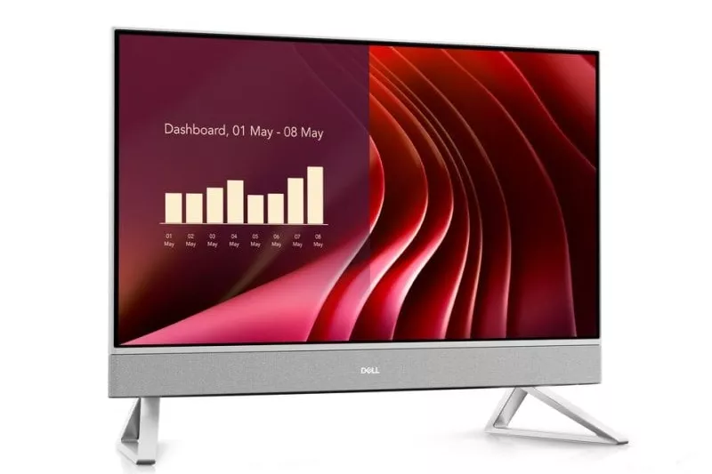 Ordenador Todo en uno Dell EC24250 Intel Core 5 120U 16GB 512GB SSD Intel Graphics 23.8" Windows 11 Pro c&aacute;mara IR