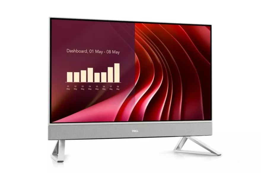 Ordenador Todo en uno Dell EC24250 Intel Core 7 150U 16GB 512GB SSD Intel Graphics 23.8" Windows 11 Pro c&aacute;mara IR