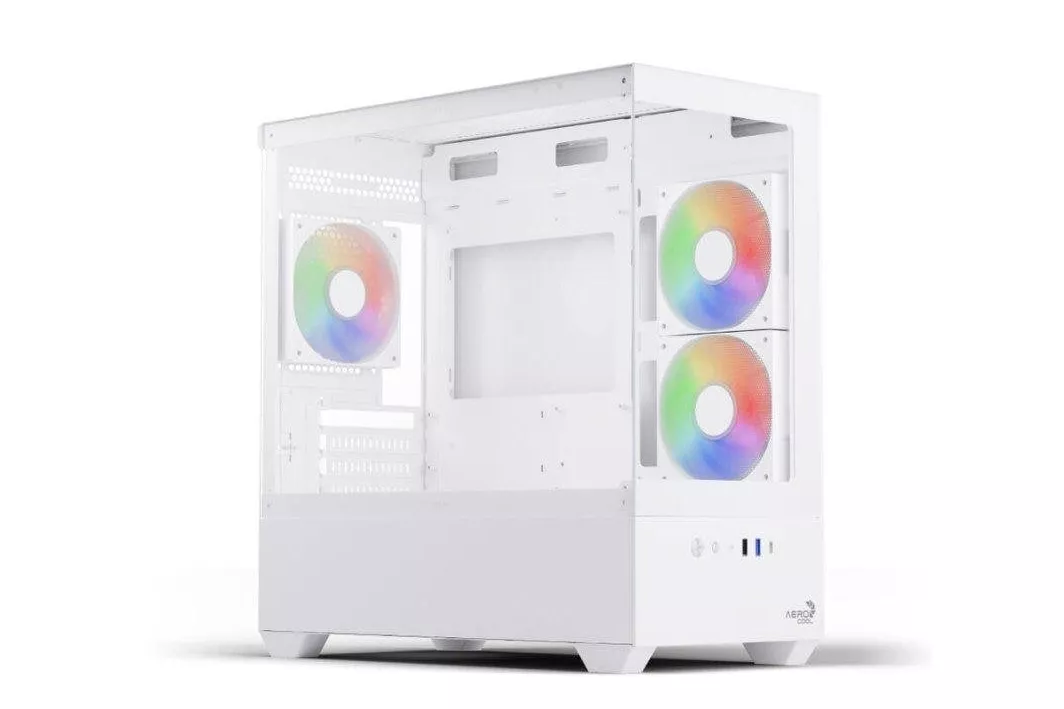 Carcasa Aerocool P300D Digi-G-WT-v1 Mini Tower Blanca Micro ATX