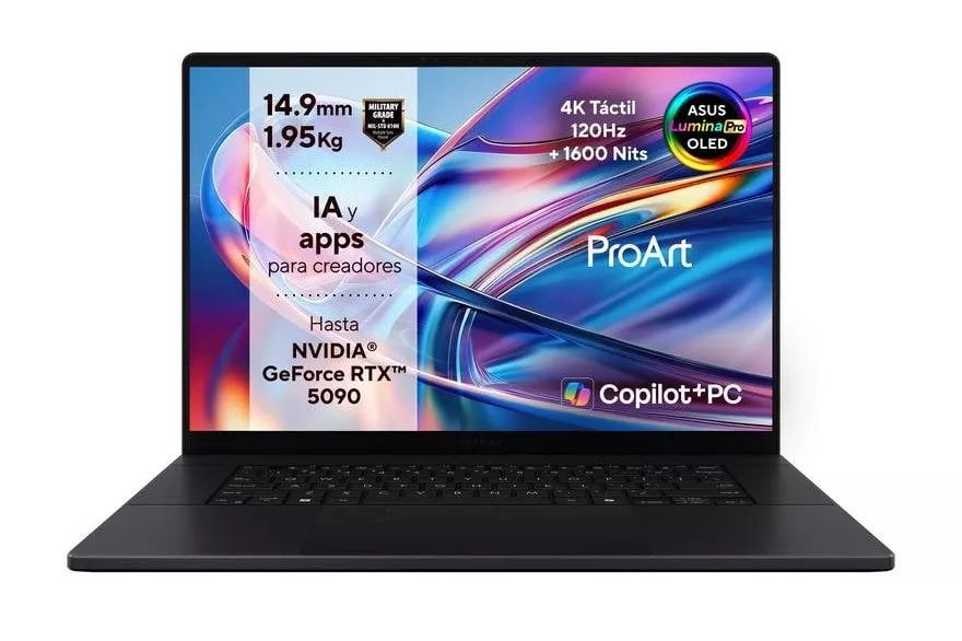 Port&aacute;til ASUS ProArt P16 OLED H7606WW-SE020W 16" AMD Ryzen AI 9 HX 370 64GB 2TB SSD RTX 5080 Windows 11