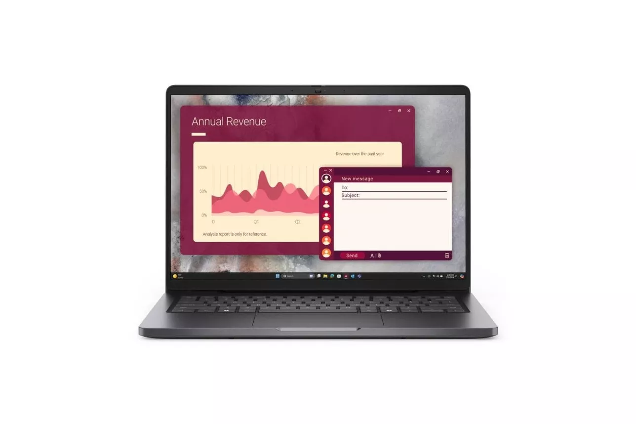 Port&aacute;til Dell Pro 14 PC14250 14 pulgadas Intel Core Ultra 5 225U 16GB Windows 11 Pro 512GB SSD Gr&aacute;ficos Intel lector de huella