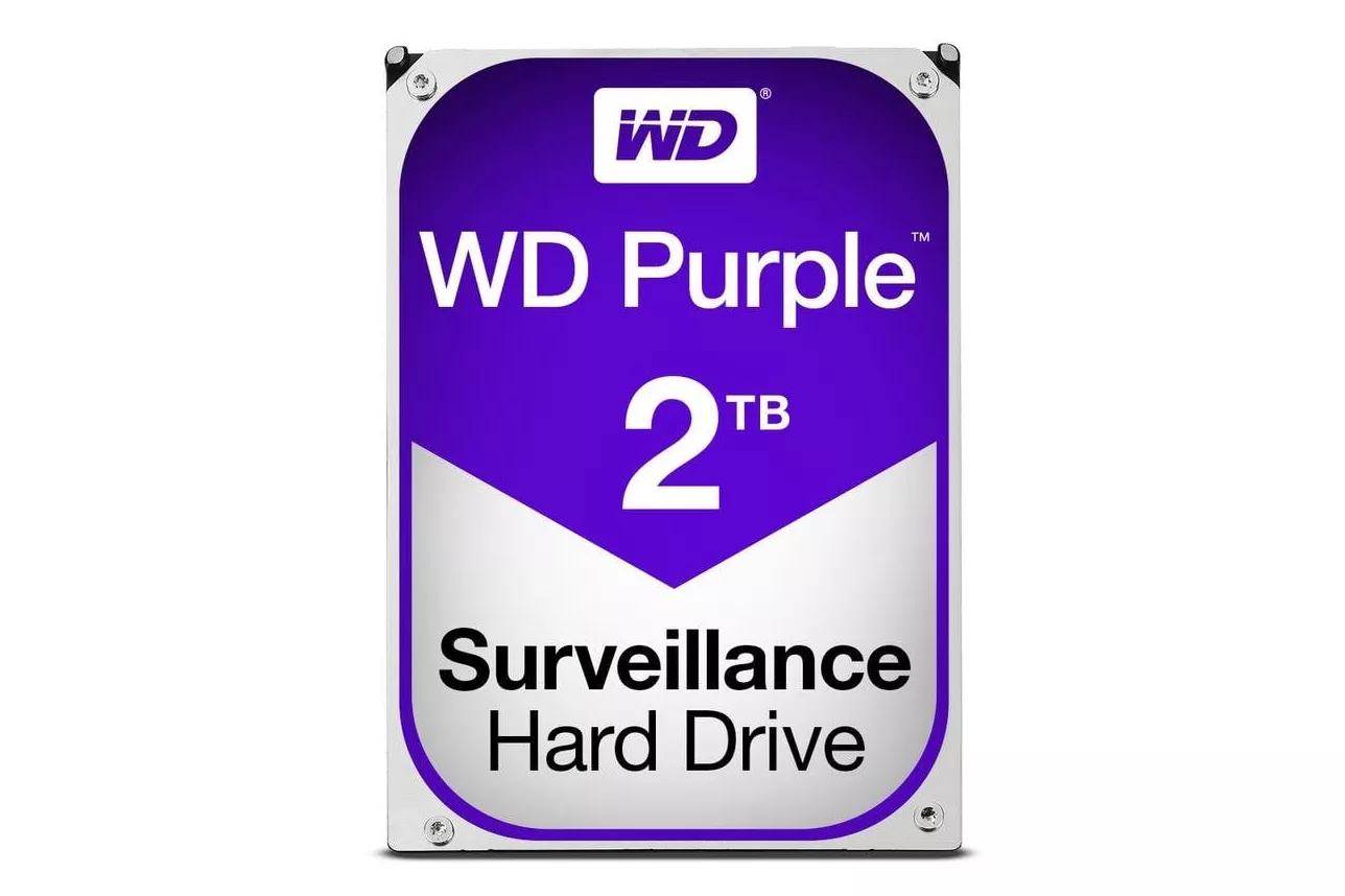 Disco Duro Western Digital Purple WD20PURX 2TB HDD 5400rpm SATA 6Gb/s 64MB Cache