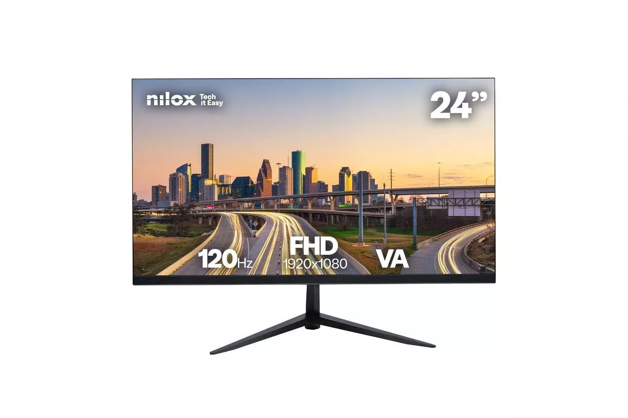 Monitor Nilox NXM24FHD1205 24" FullHD 120Hz VA 1ms Montaje VESA