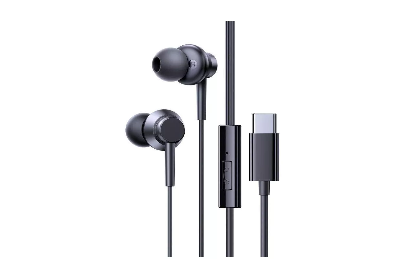 Auriculares Baseus ENCOK CZ11 con cable, micr&oacute;fono, control volumen y uso deportivo negro