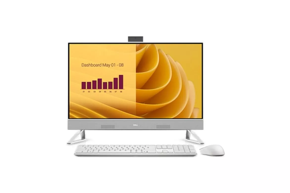 Ordenador Todo en uno Dell EC27250 Intel Core 7 150U 16GB 1TB SSD Intel Graphics 27" Windows 11 Pro c&aacute;mara IR