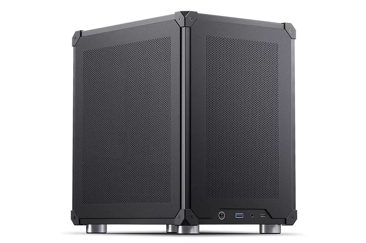 Caja Minitorre Jonsbo C6-ITX Negra con Paneles de Malla