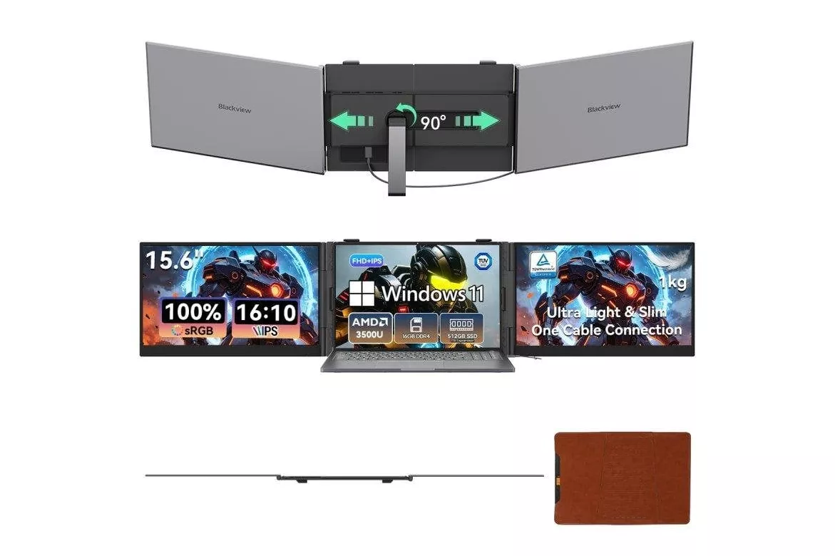 Monitor Blackview DCM8 Pro 15,3" FullHD 60Hz IPS USB-C Altavoz Integrado