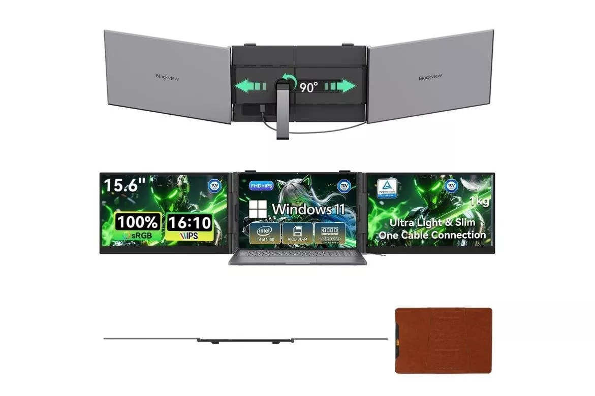 Monitor Blackview DCM8PRO 15,3" FullHD 60Hz IPS Ultraligero Sonido Integrado