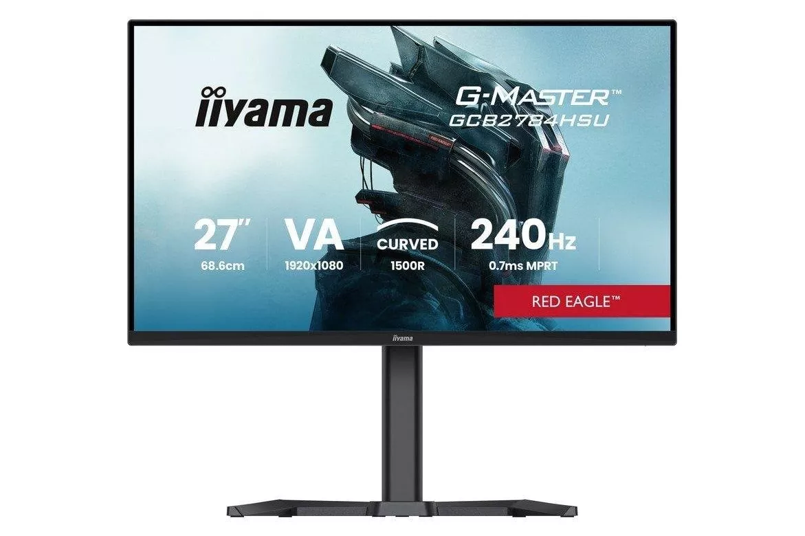 Monitor iiyama G-Master GCB2784HSU-B1 27" FullHD 240Hz VA Curvo FreeSync Premium HDR10 Ajuste de altura
