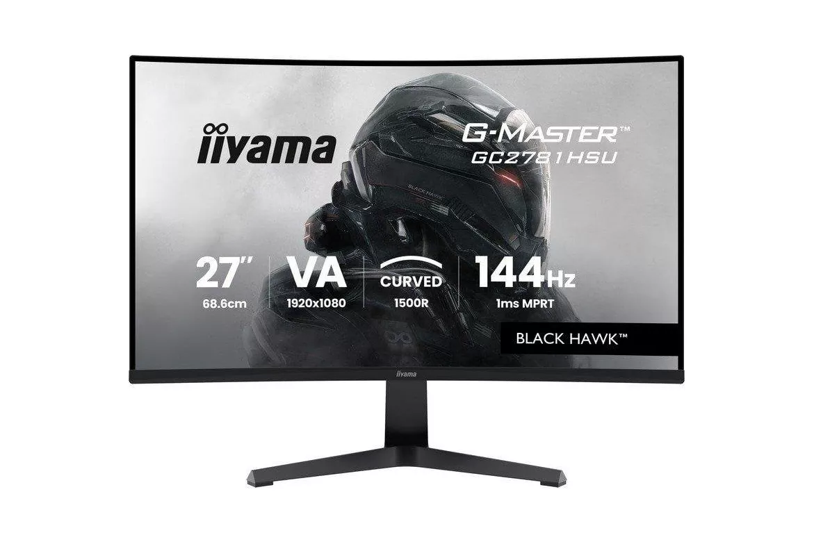 Monitor iiyama G-Master GC2781HSU-B1 27" FullHD 144Hz VA Curvo FreeSync 1ms Altavoces