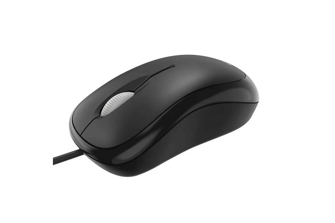 Rat&oacute;n Incase Designed by Microsoft B&aacute;sico &Oacute;ptico USB Negro Ambidiestro